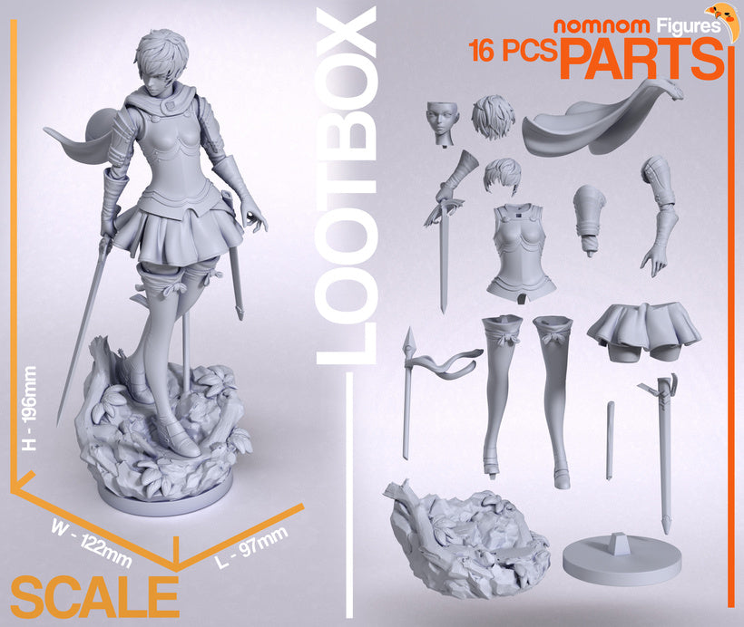 figurine a peindre, figurine casca, guts, berserk, griffith