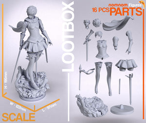figurine a peindre, figurine casca, guts, berserk, griffith