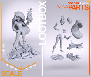 figurine a peindre, figurine shego
