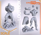 luis armstrong figurine, FMA, figurine full metal alchemist, figurine a peindre
