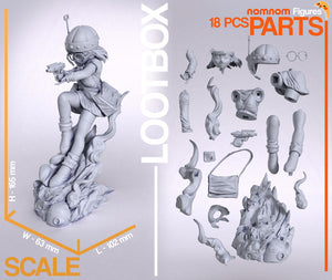 Figurine Chrono Trigger, figurine Lucca, figurine a peindre