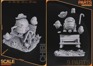 Figurine à peindre - R2D2