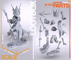 figurine final fantasy, final fantasy IX, Freya final fantasy, figurine Freya, figurine a peindre