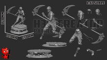 Load image into Gallery viewer, figurine sciel, figurine clair obscur expedition 33, clair obscur, monoco, sciel, verso, maelle, esquie, renoir, gustave, figurine a peindre

