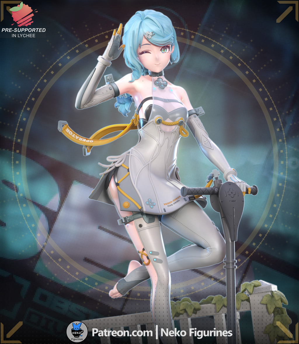 figurine Seed zenless zone zero, figurine zenless zone zero, figurine a peindre