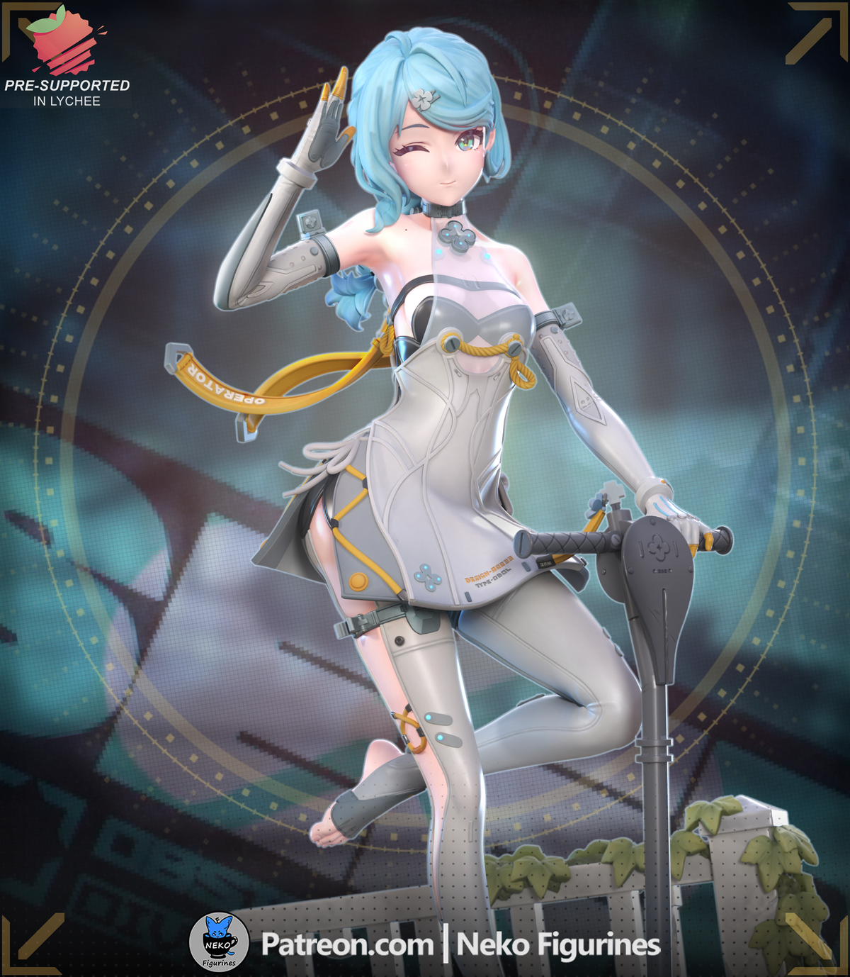 figurine Seed zenless zone zero, figurine zenless zone zero, figurine a peindre