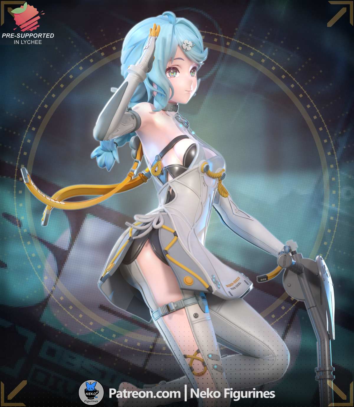 figurine Seed zenless zone zero, figurine zenless zone zero, figurine a peindre