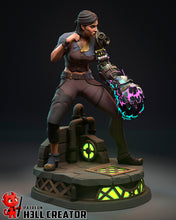 Load image into Gallery viewer, figurine sevika arcane, figurine arcane, figurine a peindre, jinx
