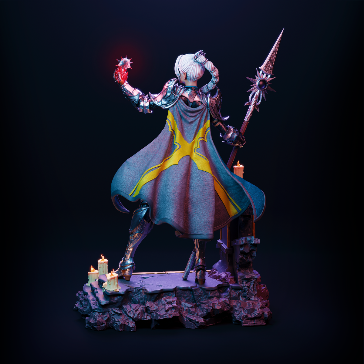 figurine ombrecoeur, figurine baldur's gate 3, figurine a peindre, astarion, karlach