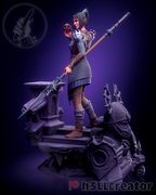 Figurine Baldur's Gate, figurine Ombrecoeur, Shadowheart figurine, figurine Baldur's Gate, figurine à peindre