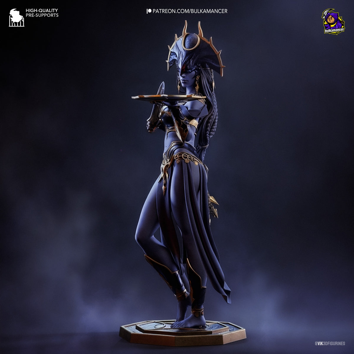 figurine baldur's gate, figurine shar, figurine a peindre, figurine ombrecoeur, shar baldur's gate 3