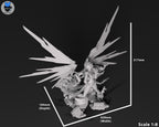 figurine Honkai Star Rail, figurine Silverwolf 999, figurine a peindre