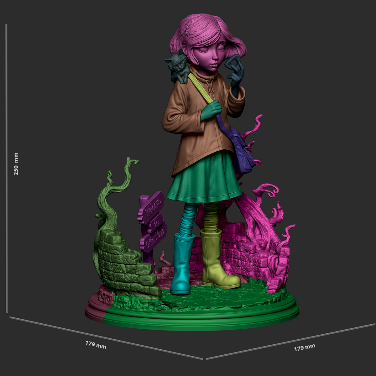 Figurine à peindre - Coraline