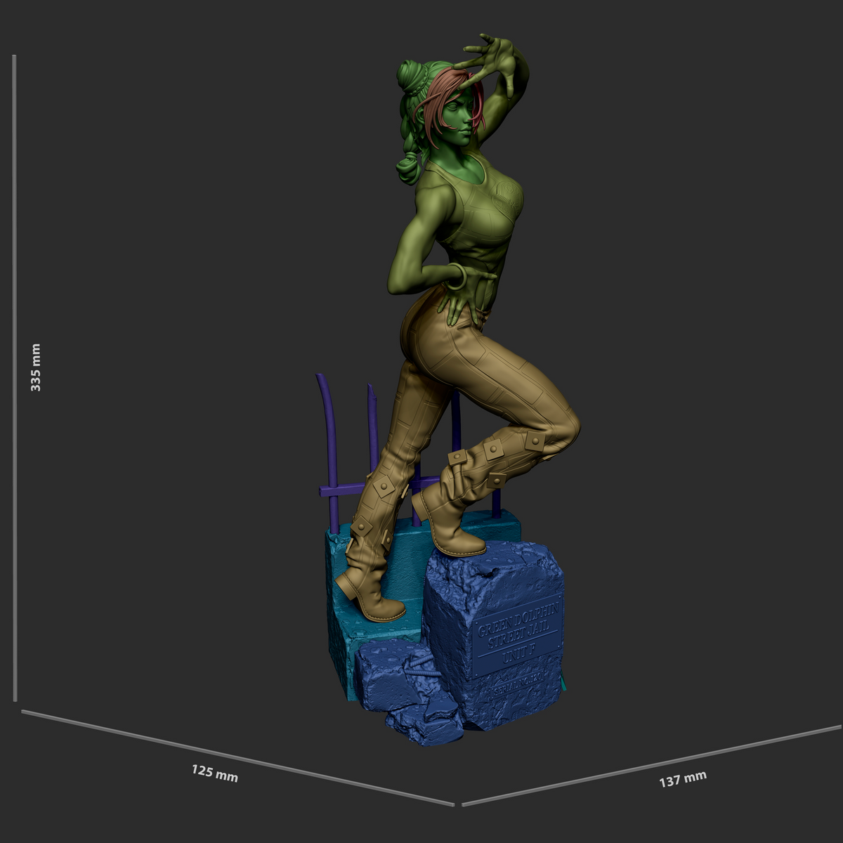 Figurine à peindre - Jolyne