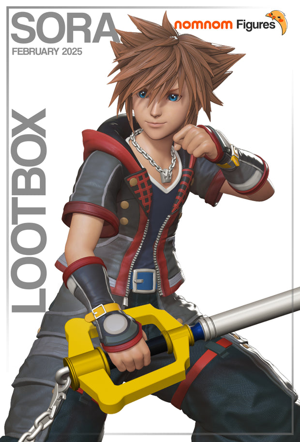 figurine a peindre, figurine Sora, Sora Kingdom Hearts