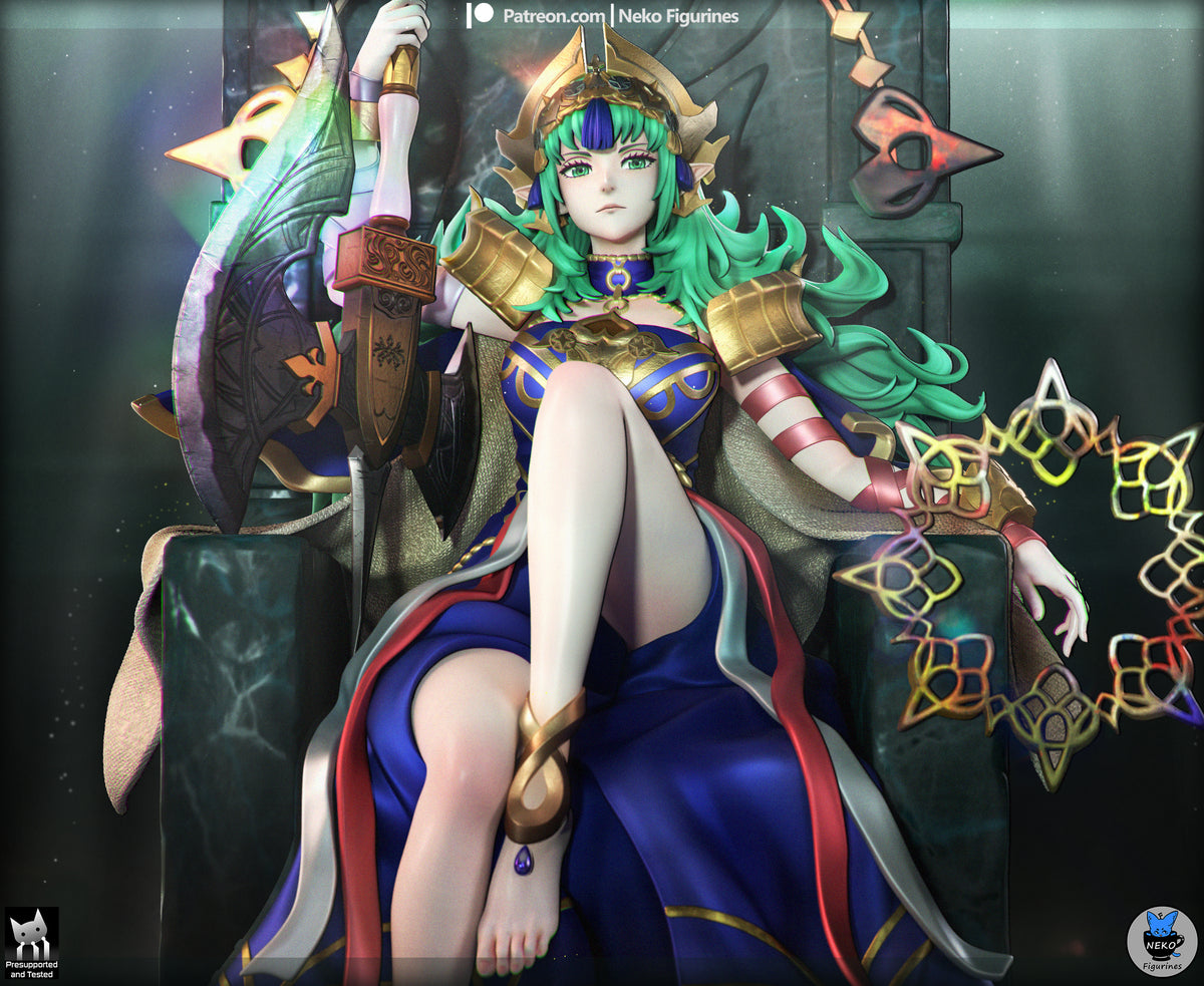 figurine fire emblem, figurine a peindre, figurine sothis