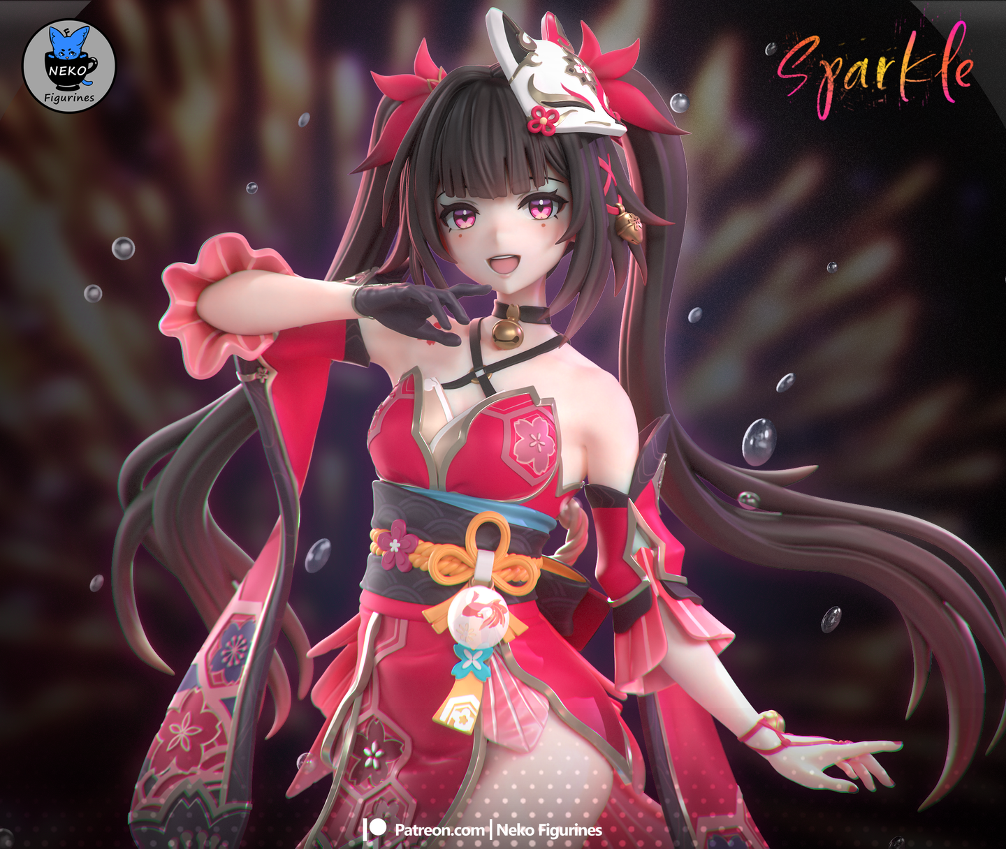 figurine a peindre, figurine honkai star rail sparkle