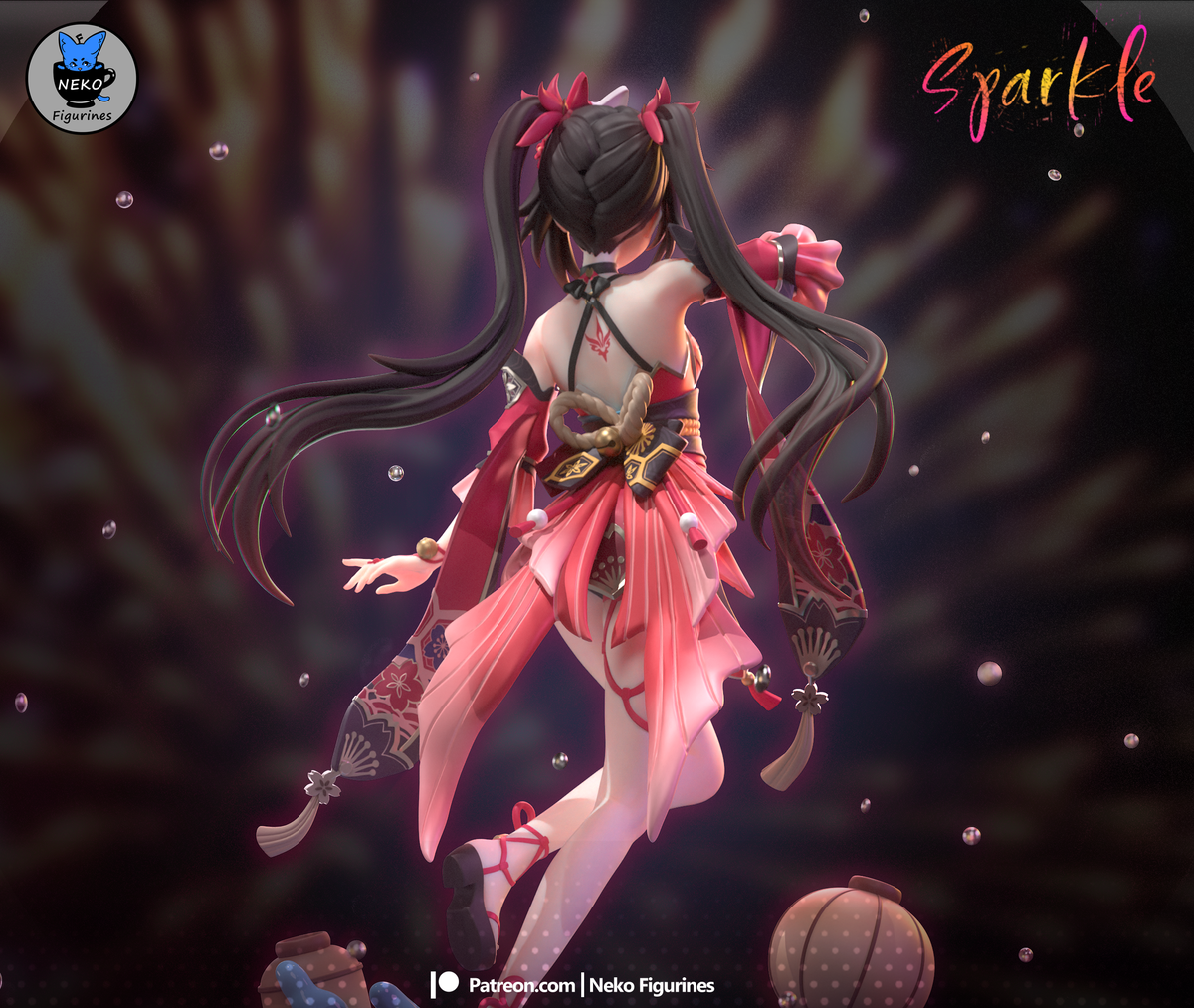 figurine a peindre, figurine honkai star rail sparkle