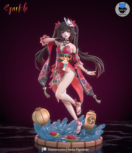 figurine a peindre, figurine honkai star rail sparkle