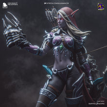 Load image into Gallery viewer, figurine wow, figurine sylvanas, figurine roi liche, figurine a peindre
