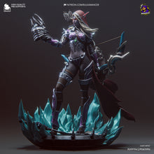 Load image into Gallery viewer, figurine wow, figurine sylvanas, figurine roi liche, figurine a peindre
