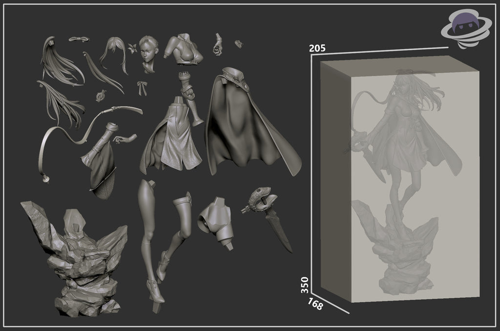 Figurine à peindre - Zero - Drakengard