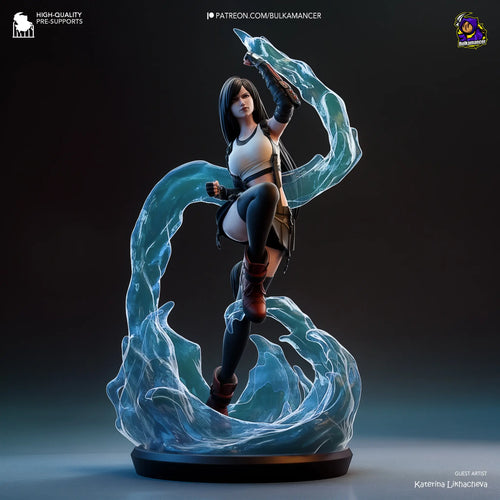 figurine tifa, figurine final fantasy, figurine a peindre