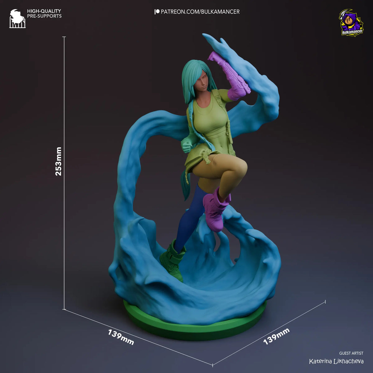 figurine tifa, figurine final fantasy, figurine a peindre