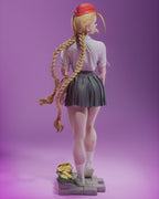 figurine cammy, street fighter, cammy street fighter, figurine a peindre