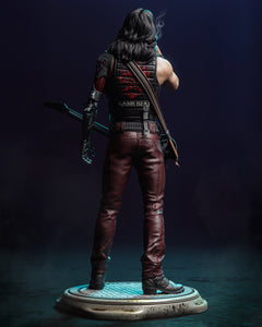 figurine a peindre, figurine johnny silverhand, cyberpunk 2077