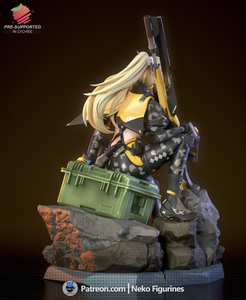 figurine Trigger zenless zone zero, figurine zenless zone zero, figurine a peindre