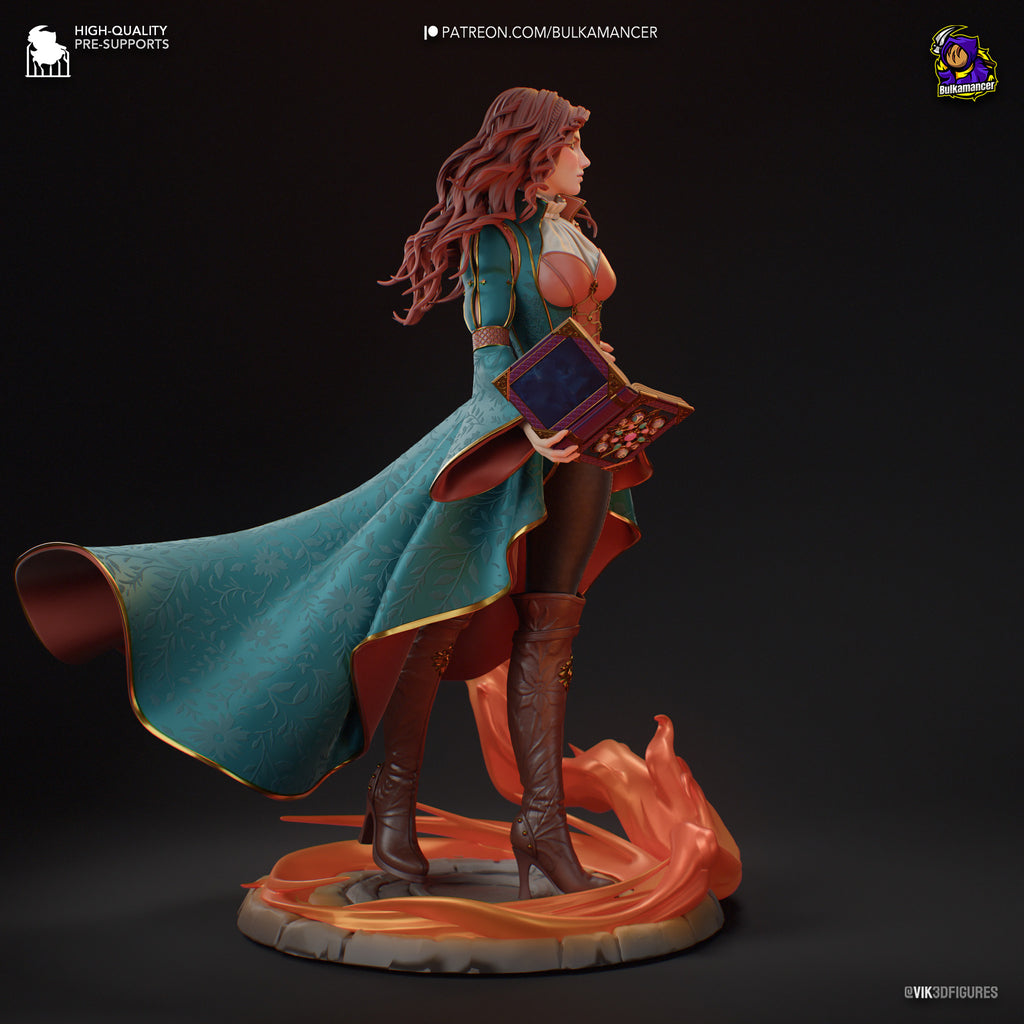 triss the witcher, the witcher, figurine the witcher, figurine triss merigold, figurine a peindre