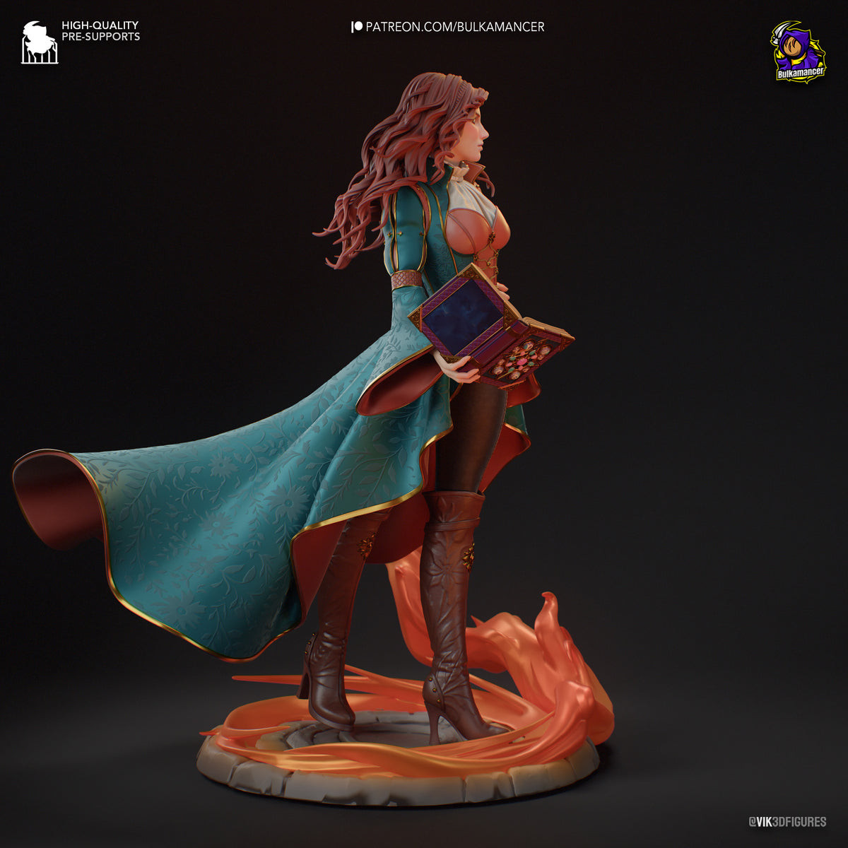 triss the witcher, the witcher, figurine the witcher, figurine triss merigold, figurine a peindre