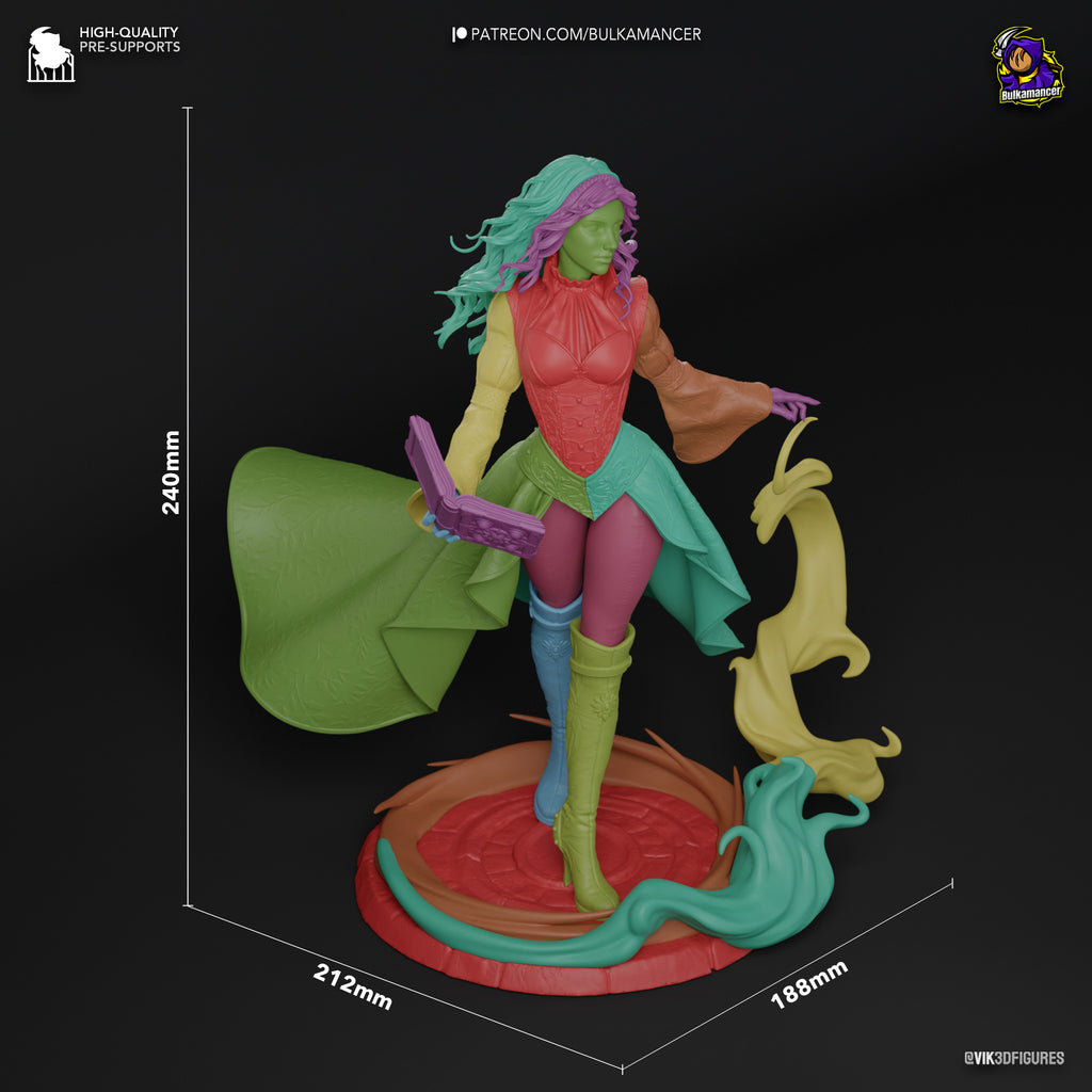 triss the witcher, the witcher, figurine the witcher, figurine triss merigold, figurine a peindre