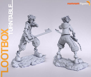 figurine a peindre, figurine Sora, Sora Kingdom Hearts