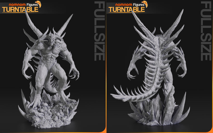figurine a peindre, figurine diablo
