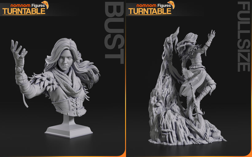 figurine Yennefer, figurine The Witcher, Geralt De Riv, figurine a peindre, Yennefer de Vengerberg