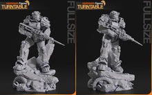 Charger l&#39;image dans la galerie, figurine fallout, figurine t-60, fallout 4, figurine a peindre
