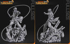 figurine Trevor Belmont, figurine a peindre, figurine castlevania, alucard, simon belmont