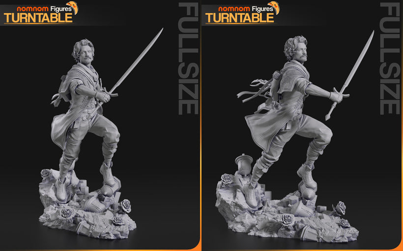 Figurine Esquie, figurine Maelle, Expedition 33, Clair obscur expedition 33, figurine verso, figurine lune, figurine Gustave, figurine Sciel, Monoco, Renoir