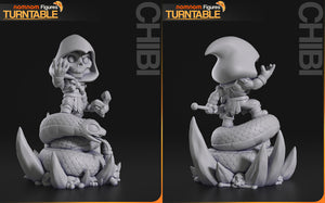 chibi skeletor, figurine skeletor, figurine a peindre, he-man