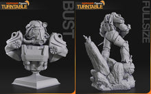 Charger l&#39;image dans la galerie, figurine fallout, figurine t-60, fallout 4, figurine a peindre
