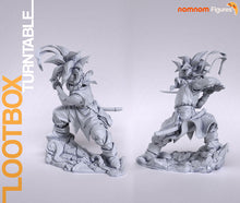 Load image into Gallery viewer, Figurine Chrono Trigger, figurine Crono, figurine a peindre
