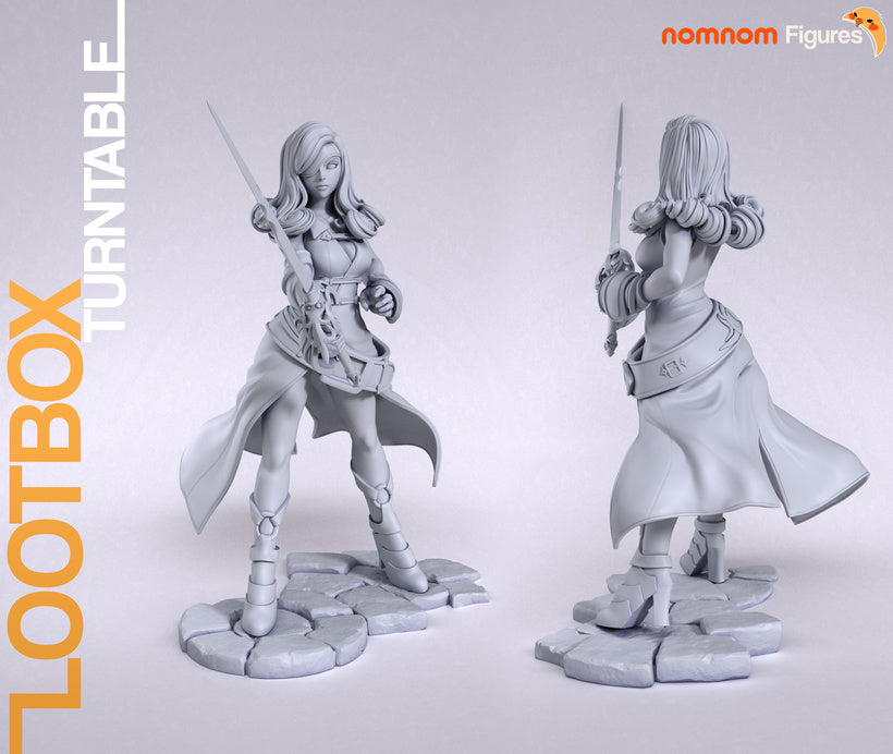 figurine final fantasy, final fantasy, FFIX, Beatrix FFIX, figurine a peindre