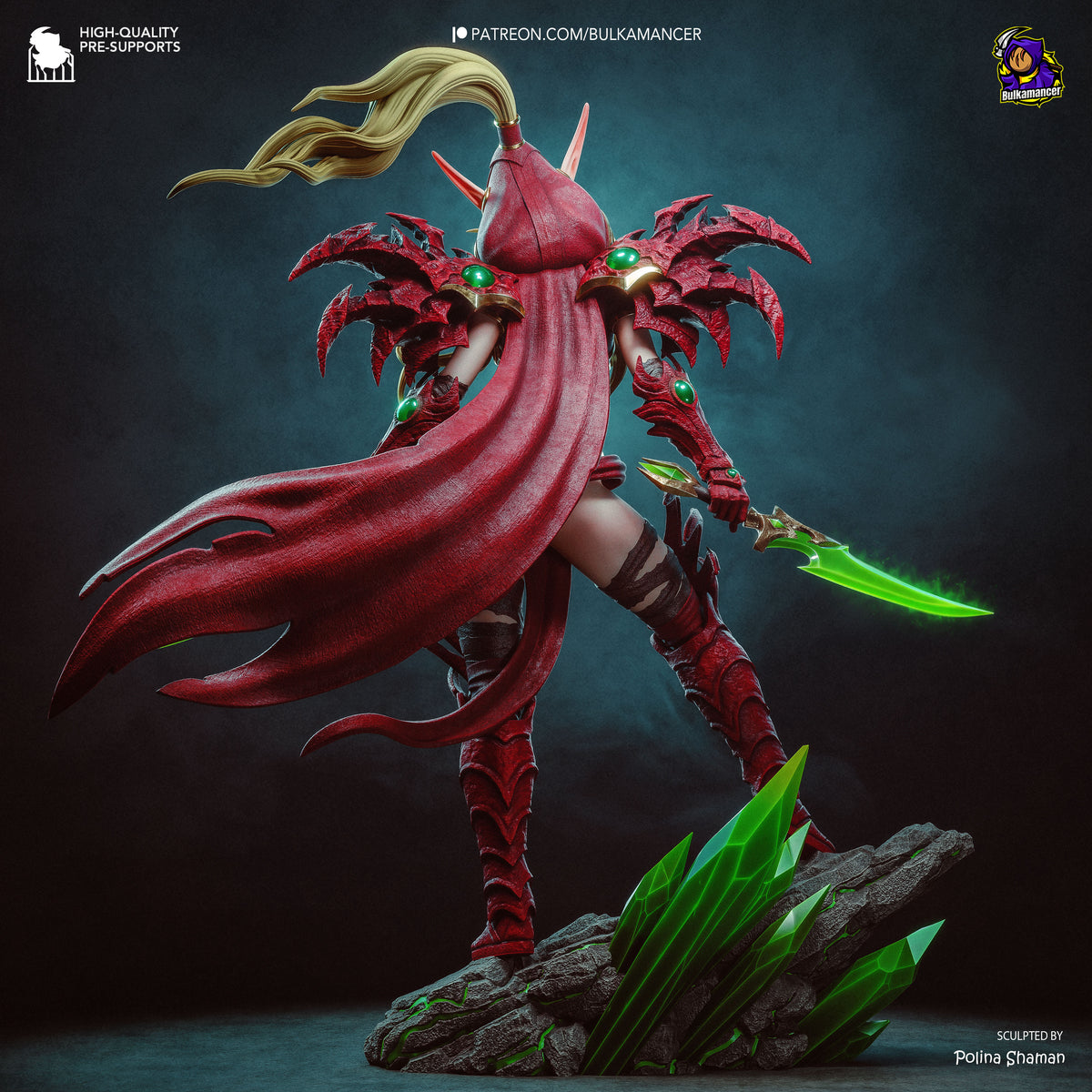 figurine world of warcraft, figurine valeera, figurine a peindre