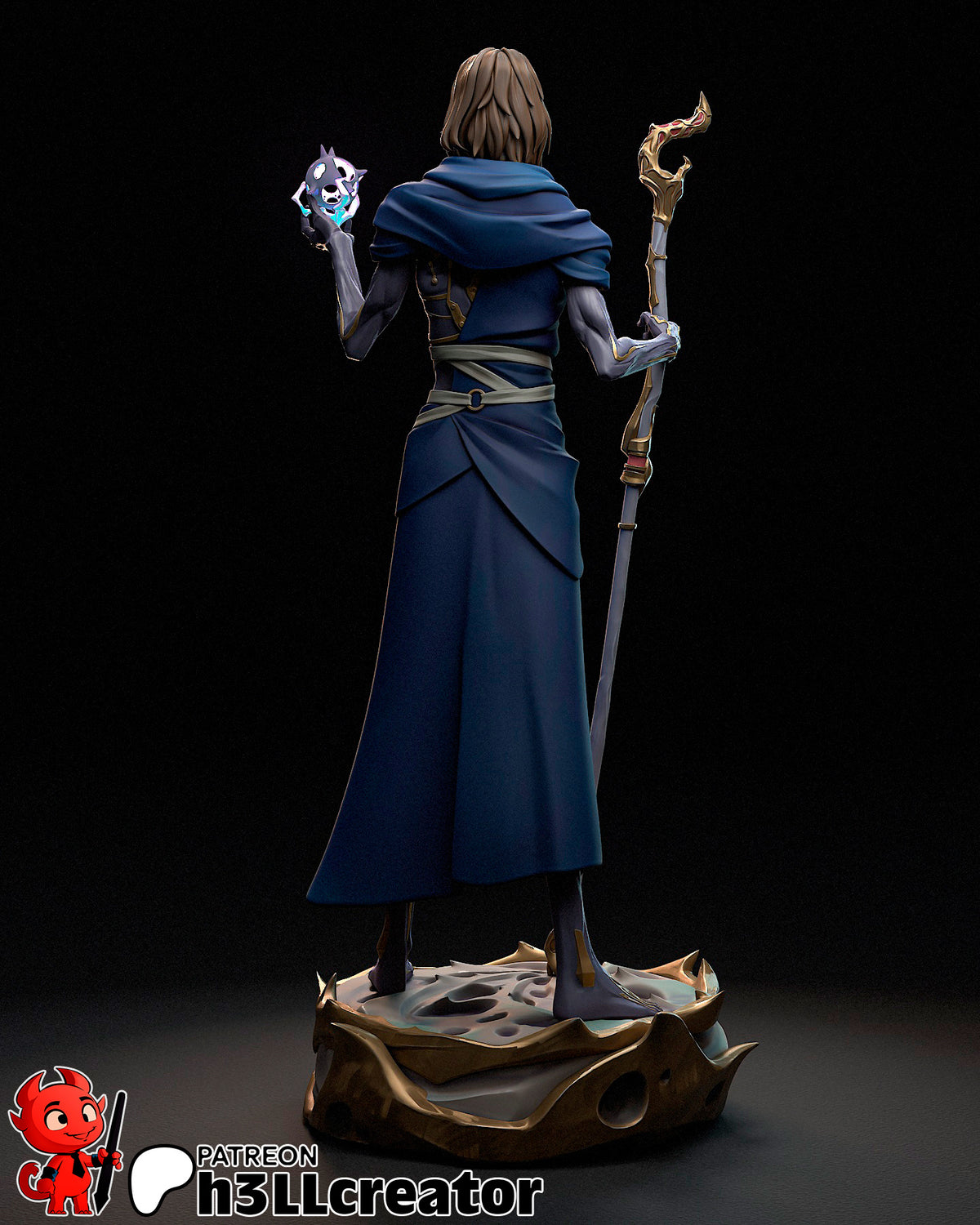 figurine viktor, figurine arcane, figurine a peindre, viktor arcane, jinx
