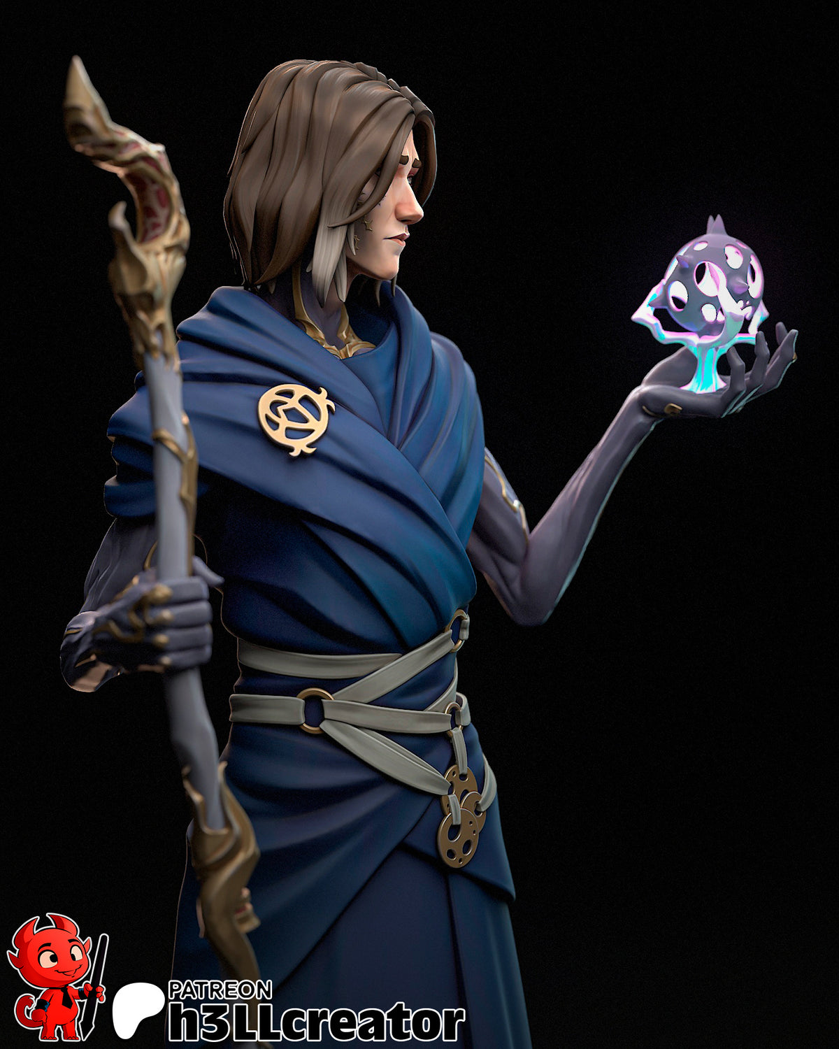 figurine viktor, figurine arcane, figurine a peindre, viktor arcane, jinx