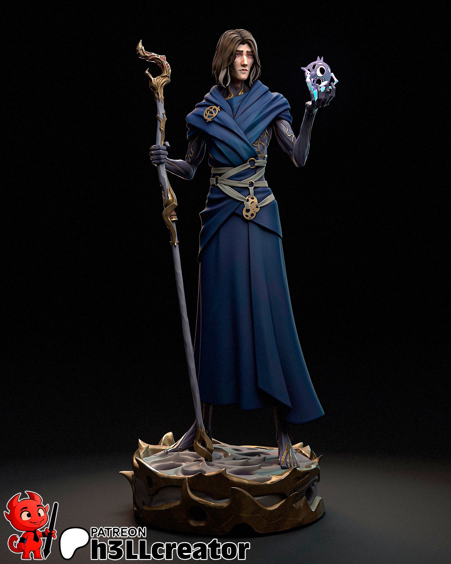 figurine viktor, figurine arcane, figurine a peindre, viktor arcane, jinx
