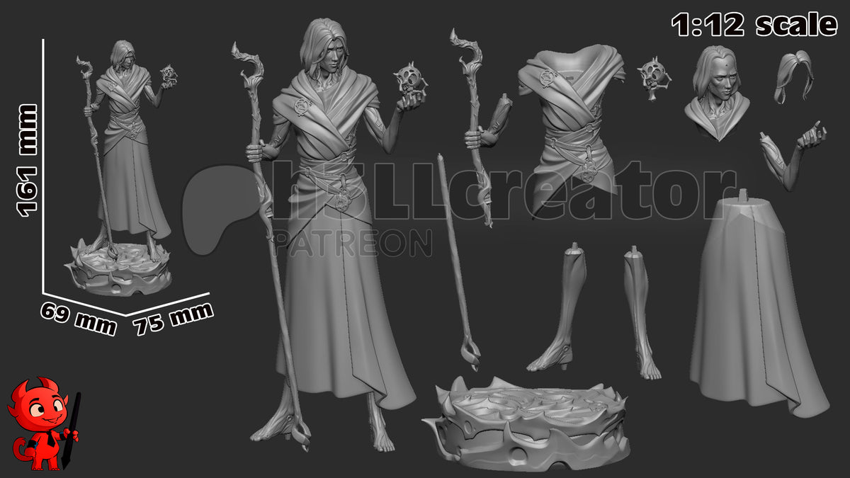 figurine viktor, figurine arcane, figurine a peindre, viktor arcane, jinx