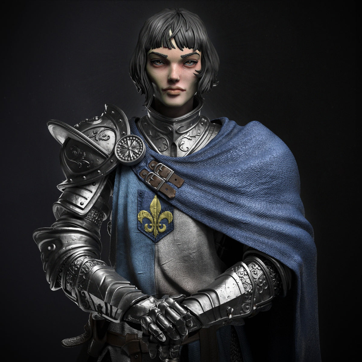 Figurine to paint - Joan of Arc